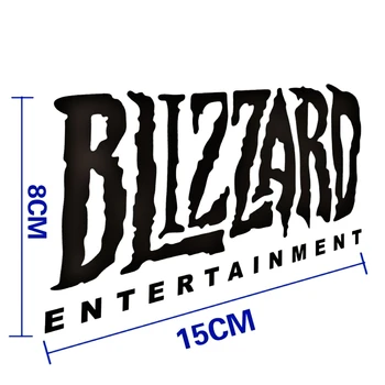 Etie Automobilių Reikmenys Refletive Žodžiai Blizzard Entertainment Lipdukas, Decal Motociklo Riedlentė 