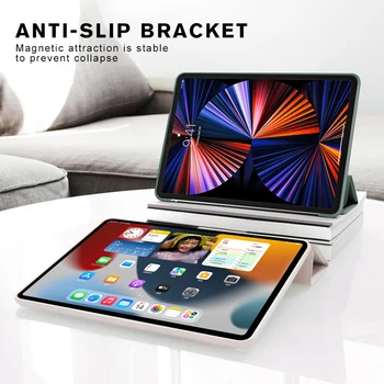 Smart Magnetinio odos Stovėti Flip Cover For Apple iPad Pro 12.9 11 iPadPro 12.9 į 11in Air4 raštas Matinis Rašyti Tapybos Filmas