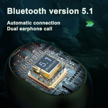 NAUJAS M&J G7S TWS Bevielės Žaidimų Ausinės Bluetooth 5.1 Dual Stereo Triukšmą, Bass Touch Kontrolės Ausinių Su Mikrofonu