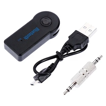 Bluetooth, 3.5 mm Telefonų AUX Audio MP3 Car Stereo Muzikos Imtuvas, Adapteris Su Mic Dropshipping Didmeninės