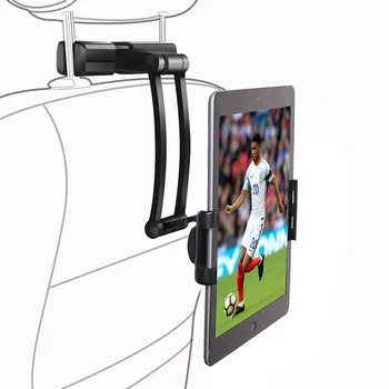 Lankstus, Sukasi 360 Automobilio galinės Sėdynės Pagalvėlės Pagalvę Mount Mobiliojo Telefono ir Planšetinio kompiuterio Laikiklį Stovėti 5-12 Colių Mobilusis Tablet GPS