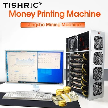 TISHRIC BTC-T37 Bitcoin pagrindinėse plokštėse 8 GPU Mainboard 16X /4 * USB2.0 /DDR3 Sodimm Lizdas/ Paramos 1066/1333/1 600mhz