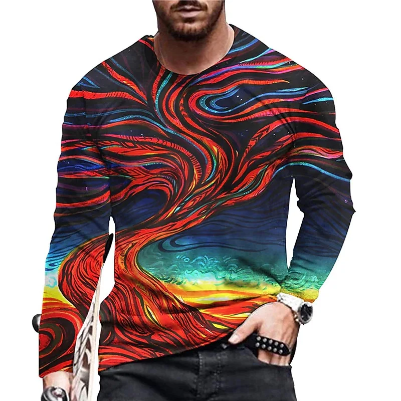 2022 m. vasarą, trumpas rankovėmis vyriški gatvės mados viršų 3D spausdinimo modelis plius dydis hip-hop stiliaus trumparankoviai marškinėliai Nuotrauka 1