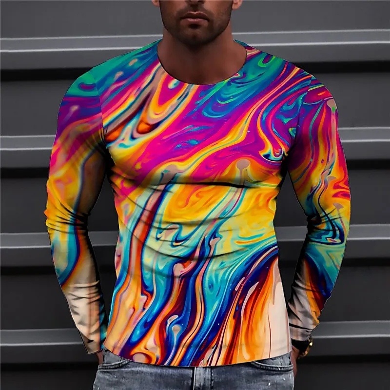 2022 m. vasarą, trumpas rankovėmis vyriški gatvės mados viršų 3D spausdinimo modelis plius dydis hip-hop stiliaus trumparankoviai marškinėliai Nuotrauka 2