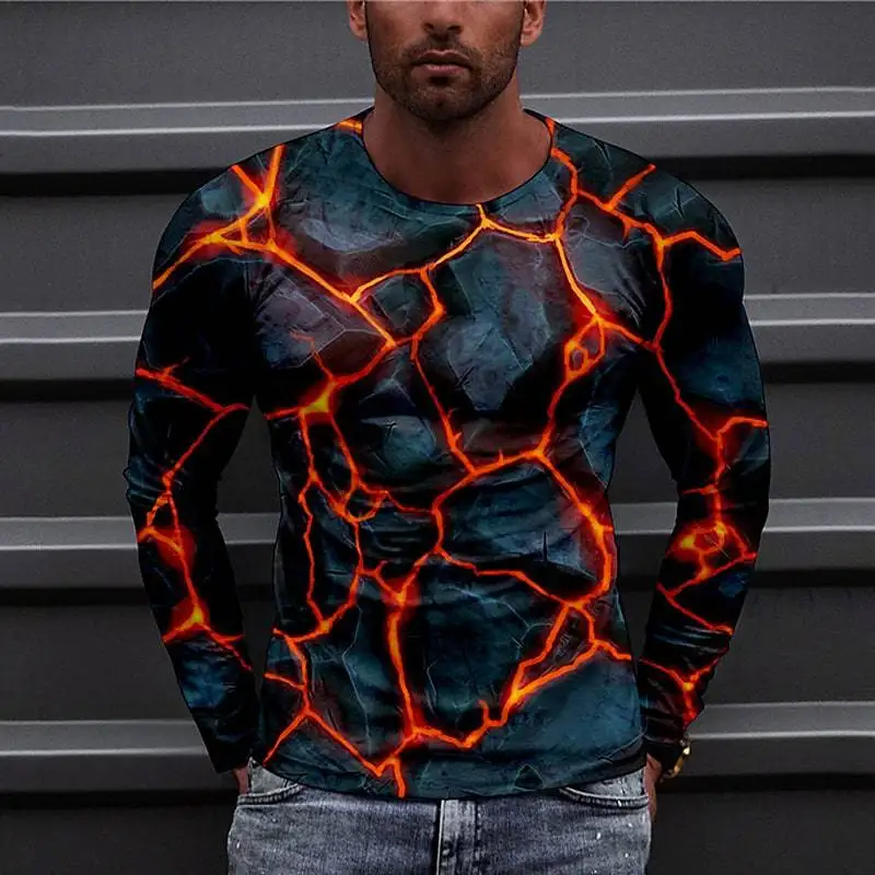 2022 m. vasarą, trumpas rankovėmis vyriški gatvės mados viršų 3D spausdinimo modelis plius dydis hip-hop stiliaus trumparankoviai marškinėliai Nuotrauka 3