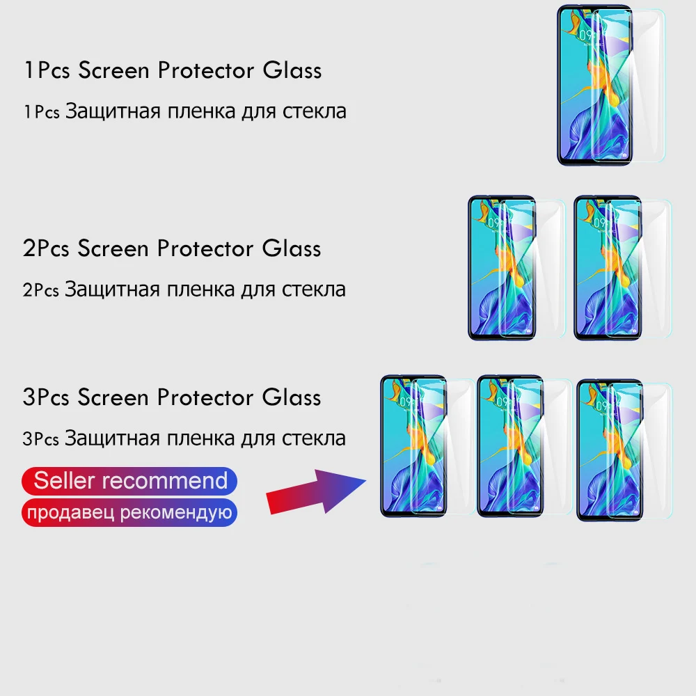 3-1Pcs Ekrano apsaugos Xiaomi Redmi 9 pastaba Pro Pastaba 8 note7 Pro 4X 5A 5 Plius 8T 8 Pro 7A Pro Apsaugos Grūdintas Stiklas Nuotrauka 3