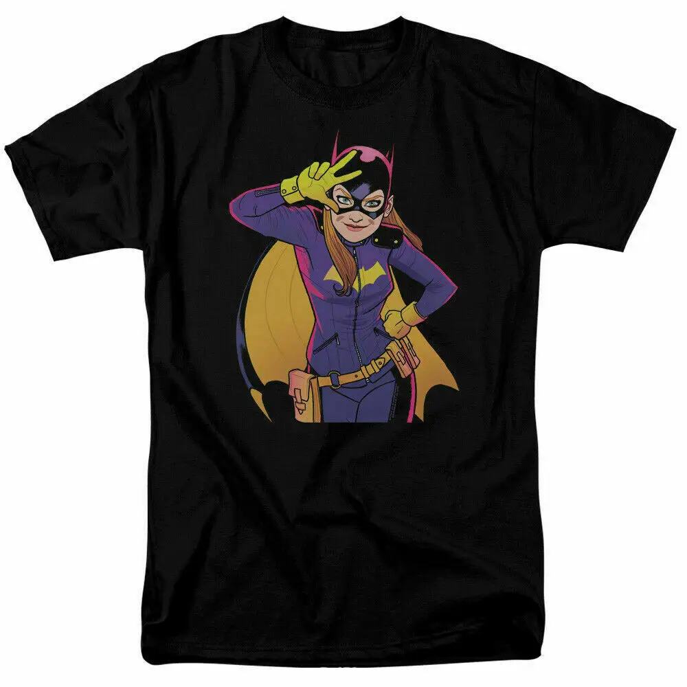 Batgirl Juda Marškinėliai Licenciją Komiksų Tee Black Nuotrauka 1