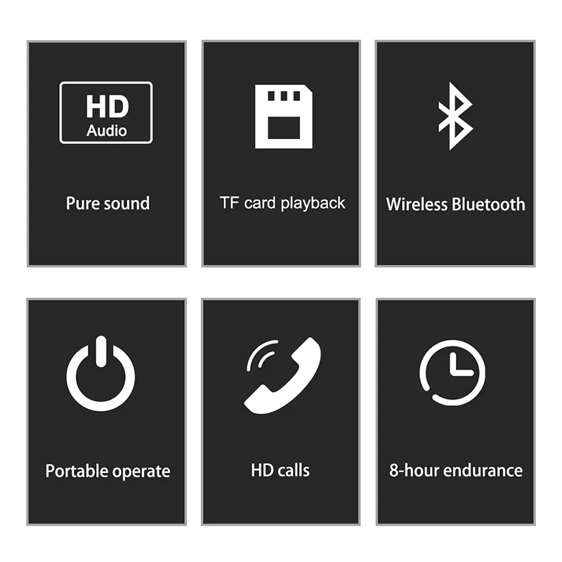 Bluetooth 5.0 Auido Imtuvas, Adapteris 3,5 MM AUX Lizdas Bevielis Stereo Muzikos Su Mic Parama TF Kortelę Peržiūros Automobilių Ausines Nuotrauka 3