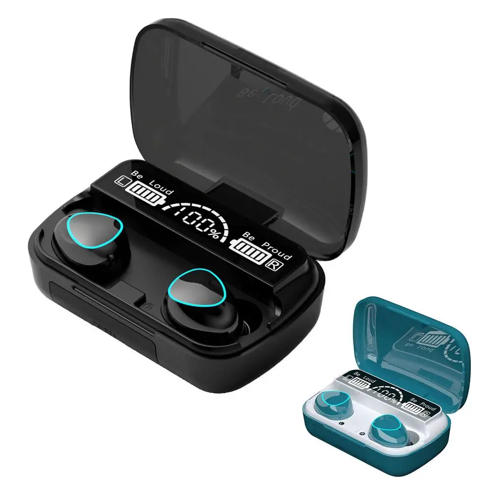 M10 Belaidžių Ausinių TWS Binaural Mini Skaitmeninis Displėjus, laisvų Rankų įranga Smart Digital Blue tooth laisvų Rankų įranga Belaidė laisvų Rankų įranga Stereo In-Ear Nuotrauka 3