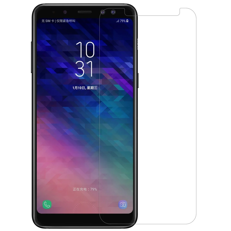 Nillkin Samsung Galaxy A8 2018 Screen Protector, Skaidrus / Matinis Plastikas, Minkšti Apsauginės Plėvelės Samsung Galaxy A8 Plius 2018 Nuotrauka 2